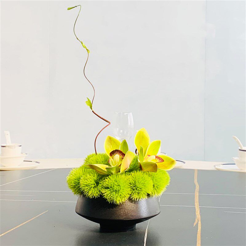 酒店大圆桌中间转盘摆花餐桌摆件仿真桌花餐厅装饰品饭店桌子摆设,家居饰品,餐桌花艺,淘宝优惠券,粉丝福利购,淘宝优惠卷