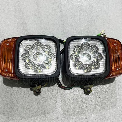 新源远山65/B75/C85轮式挖掘机配件 大灯带转向灯总成 LED转向灯