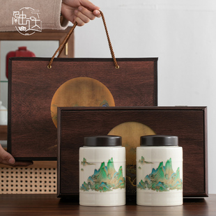 茶叶罐包装盒空礼盒装空盒子礼品盒中式通用订制红茶白茶龙井绿茶