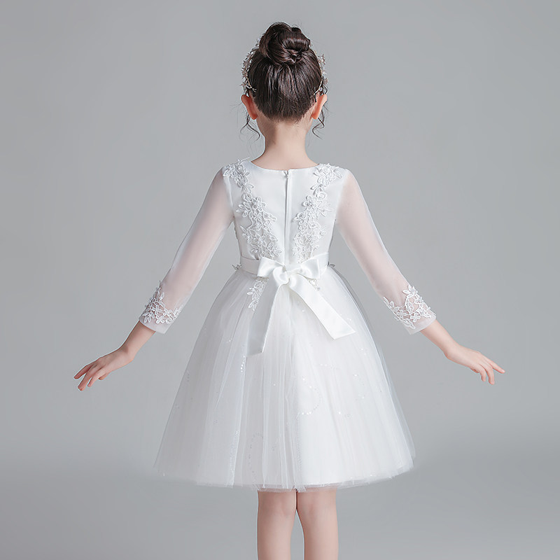 小女孩公主裙2021夏季7新款6蓬蓬纱裙8礼服女大童10岁网纱9连衣裙