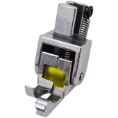 平车全钢高低滚轮压脚缝纫机止口压明线挡边压脚厚料窗帘棉衣皮革