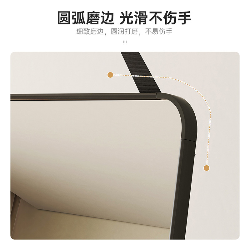 镜子全身镜家用穿衣镜女生卧室立体墙面悬挂落地镜宿舍门后试衣镜