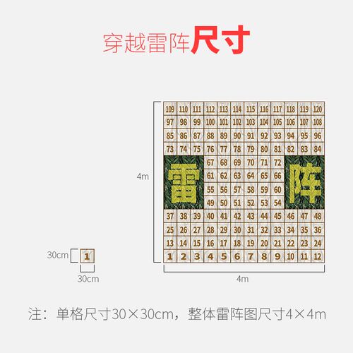 久拓 穿越雷阵 突破雷阵 雷阵图 团队游戏素质拓展培训练器材道具