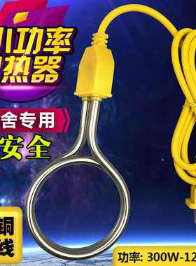 热得快不锈钢杯盆桶暖壶用电热管宿舍大小低功率600W烧水棒加热器