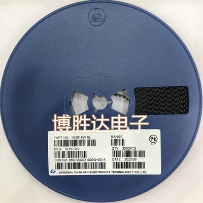 B5819W贴片肖特基二极管1N5819W丝印SL SOD-123/1206/SOD323/0805