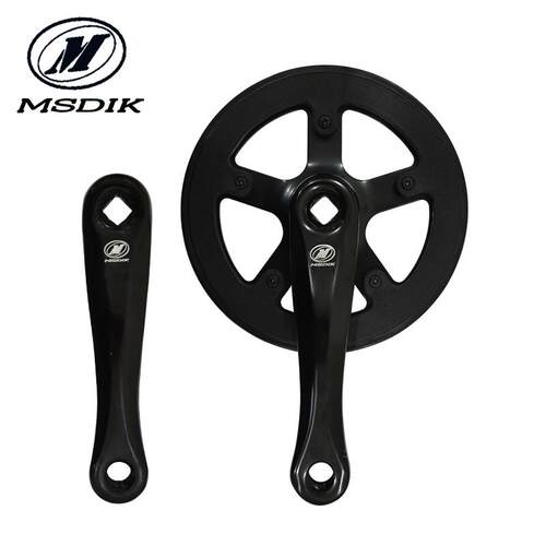 MSDIK小折叠车大齿盘14 16 20寸铝合金曲柄大齿盘140mm单速菱孔大