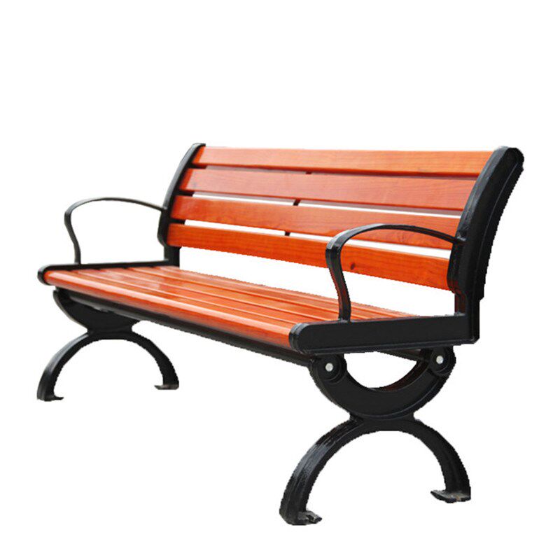 郴州户外公共椅带扶手礼堂椅木制家具厂实木质靠背椅走廊长椅图片