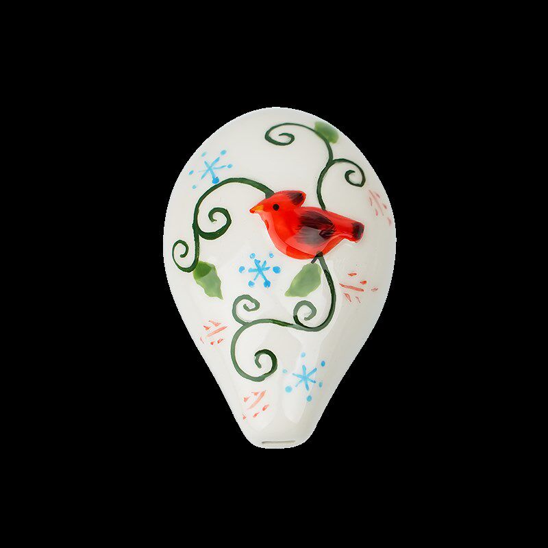 风雅陶笛4孔陶笛圣诞老公公浮雕造型笛子四孔幼儿童自学玩具初学