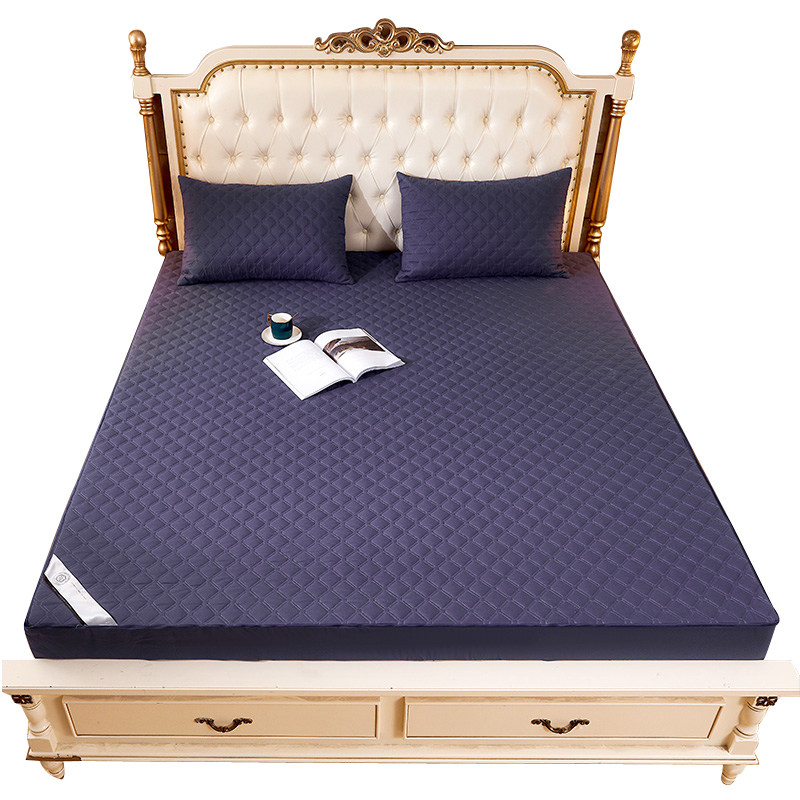 六面全包床笠单件防水隔尿透气床罩拉链式夹棉席梦思床垫保护套