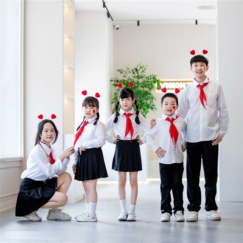 学院风白衬衫男女童制服西装黑色百褶裙裤子诗朗诵表演服合唱服,童装/婴儿装/亲子装,儿童演出服,淘宝优惠券,粉丝福利购,淘宝优惠卷