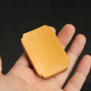 精品名家裘立钢纯手工雕刻天然老玉竹手牌竹雕文人竹牌挂件手把件