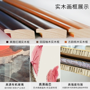 电表箱装饰画空开配电箱电闸盒免打孔推拉家用电源总开关遮挡挂画