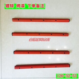工地铁凳子伸缩升降腿 圆管脚架加高腿折叠马凳加长腿 斜支撑配件