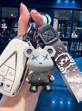 专用长安cs35plus钥匙套unik欧尚x7程锐uni一t车cs75p壳cs55p扣女