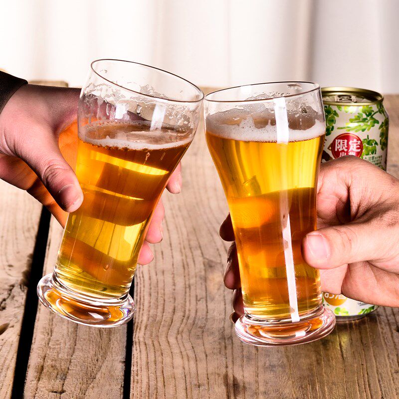 精酿啤酒杯高级感水晶玻璃家用轻奢小号酒杯1664福佳白一番榨适用