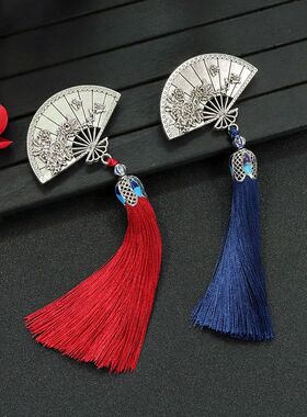 少数民族服装配饰 复古中国风流苏胸针压襟挂件别针配饰礼品礼物