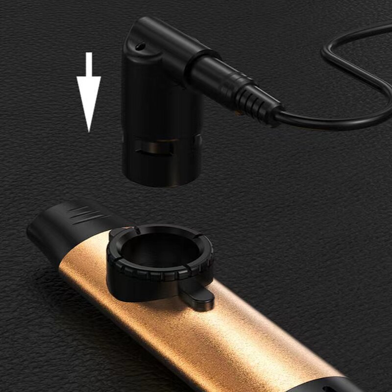 电声版卡祖笛 专业演奏金属Kazoo 带拾音器祖卡笛 乐器 伴奏神器