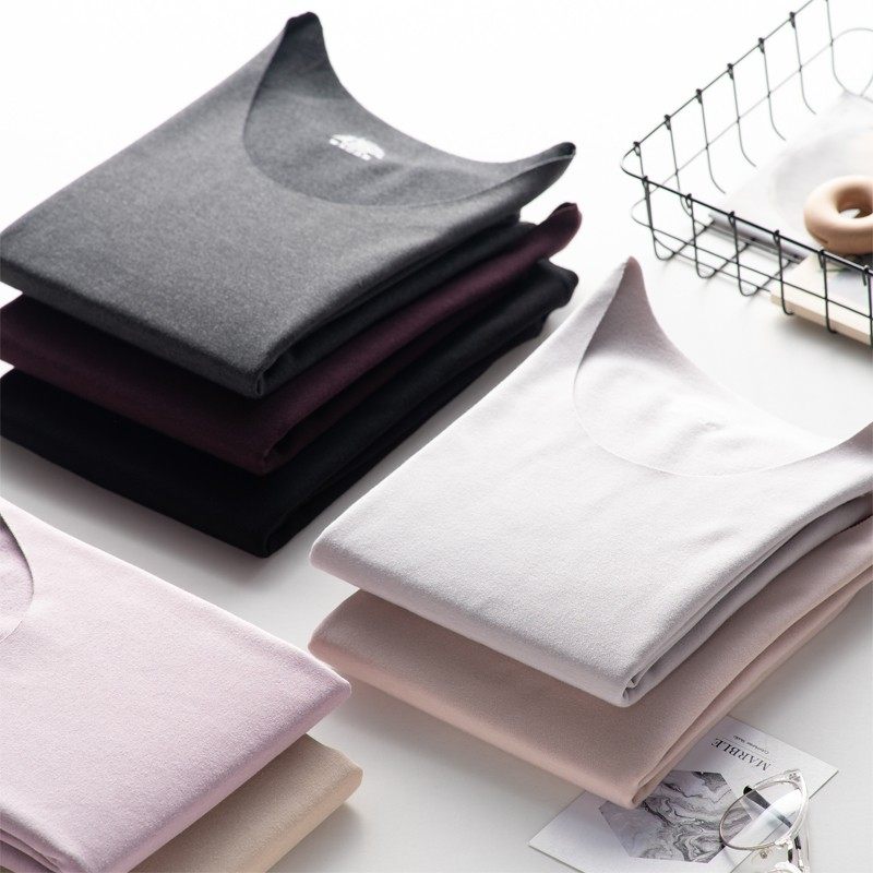 德绒无痕保暖衣女加绒发热内衣套装秋衣秋裤打底衫内穿上衣薄绒冬,女士内衣/男士内衣/家居服,保暖上装,淘宝优惠券,粉丝福利购,淘宝优惠卷