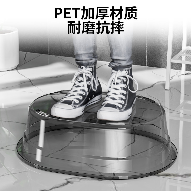 洗衣盆透明塑料盆子家用带搓衣板一体加厚特大号泡脚加深洗澡盆,家庭/个人清洁工具,脸盆,淘宝优惠券,粉丝福利购,淘宝优惠卷