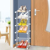 柜宿舍阳台置物 组合收纳鞋 圣若瑞斯进门鞋 架创意多层铁艺简易拆装