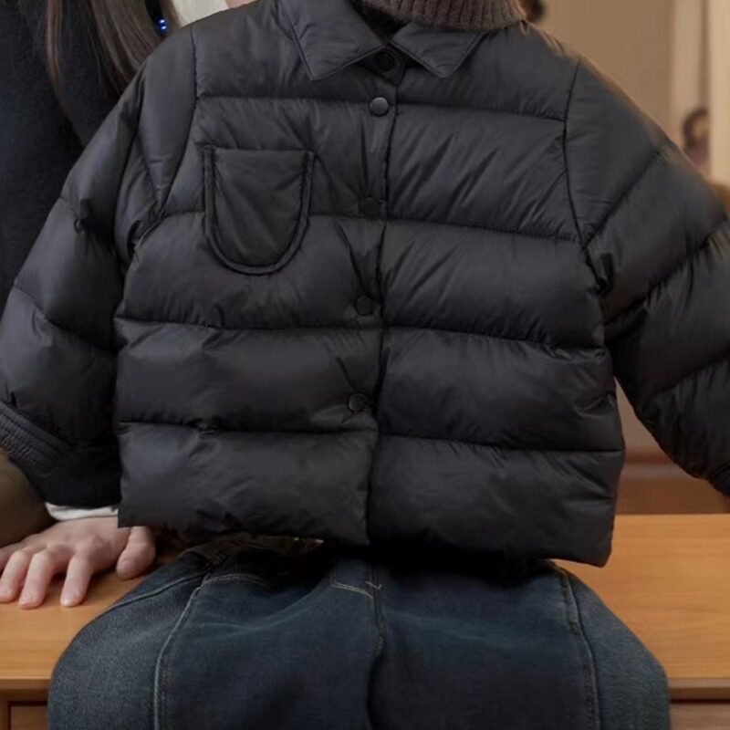 儿童羽绒衣加厚中小童内胆男女童轻薄秋冬季衣服婴幼儿外套婴儿冬