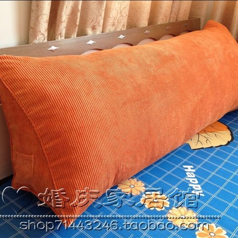 包邮三角大靠垫 单人 双人 床头腰靠 腰枕 珍珠棉含芯靠垫 可拆洗