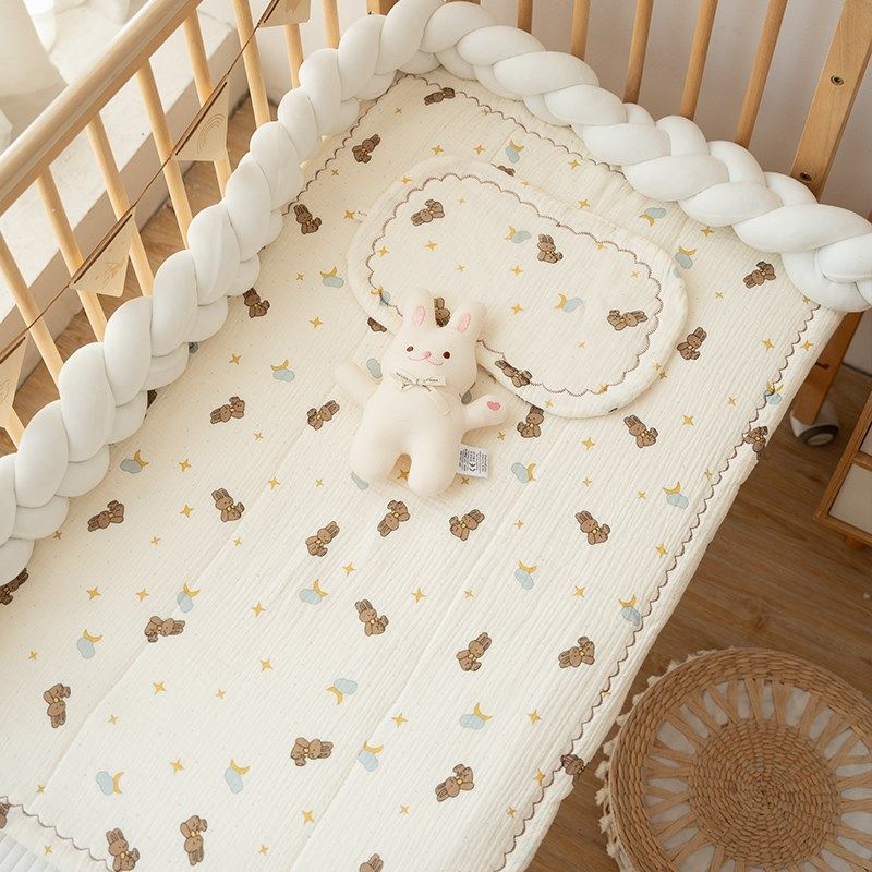 婴儿床垫新生宝宝褥子纯棉可洗拼接床睡垫儿童幼儿园垫子专用垫被,婴童用品,婴童床垫,淘宝优惠券,粉丝福利购,淘宝优惠卷