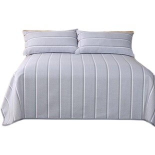 百布堂手工老粗布棉凉席 床盖款条纹全棉床单冬暖夏凉多色可选