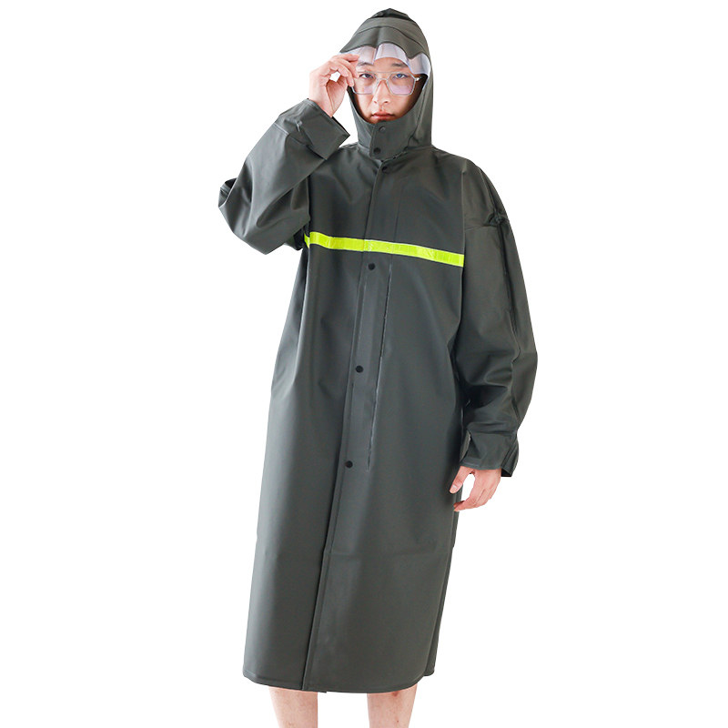 3520全胶雨衣长款分体男女骑行长款外卖摩托车全身透气钓鱼防暴雨