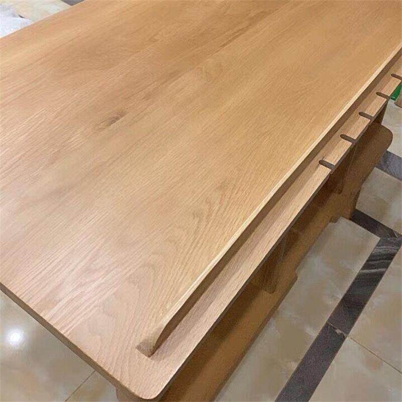 北欧全实木白橡木胡桃木长书桌椅带抽屉书架日式简约电脑学习桌子