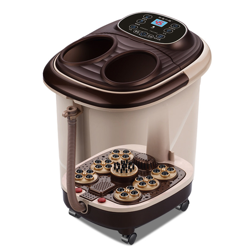 足疗盆盖泡脚桶高深桶洗脚桶电动按摩加热智能全自动足浴盆足浴器