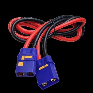 电动车航模QS8-S插头延长线电源连接线防打火公母线大功率电池线