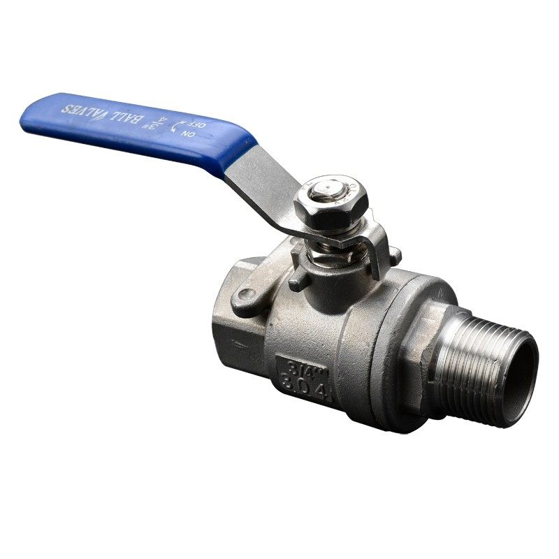 304 不锈钢两片式内外丝球阀 二片式内外螺纹球阀4分6分1寸2寸,五金/工具,球阀,淘宝优惠券,粉丝福利购,淘宝优惠卷