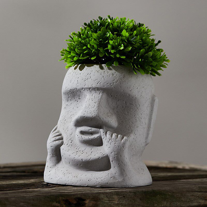 创意个性花盆家用客厅摆件装饰阳台室内外多肉植物盆栽仙人掌北欧