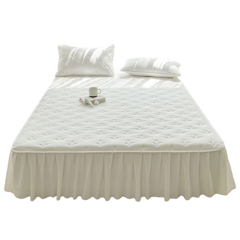 四季通用床裙2023新款纯棉全棉床罩床裙款遮丑防尘罩床垫套床包,床上用品,床裙,淘宝优惠券,粉丝福利购,淘宝优惠卷