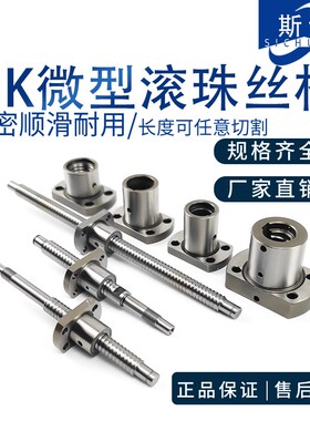 微型滚珠丝杆精密螺母SFK0601 0801 0802 0802.5 1002 1202 1402