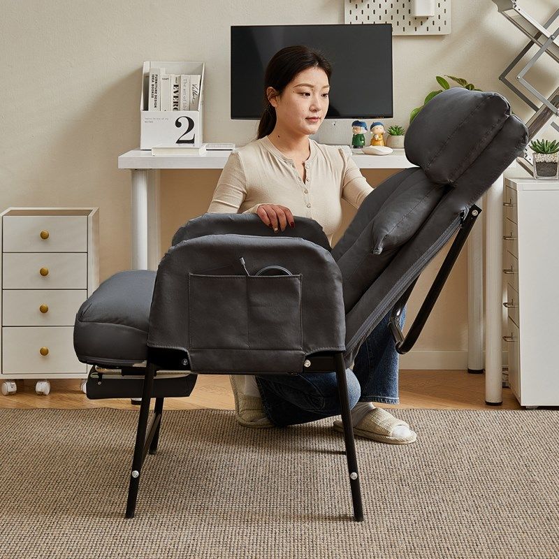 懒人沙发单人小沙发躺椅可睡可躺卧室床边小沙发舒服靠背休闲椅子