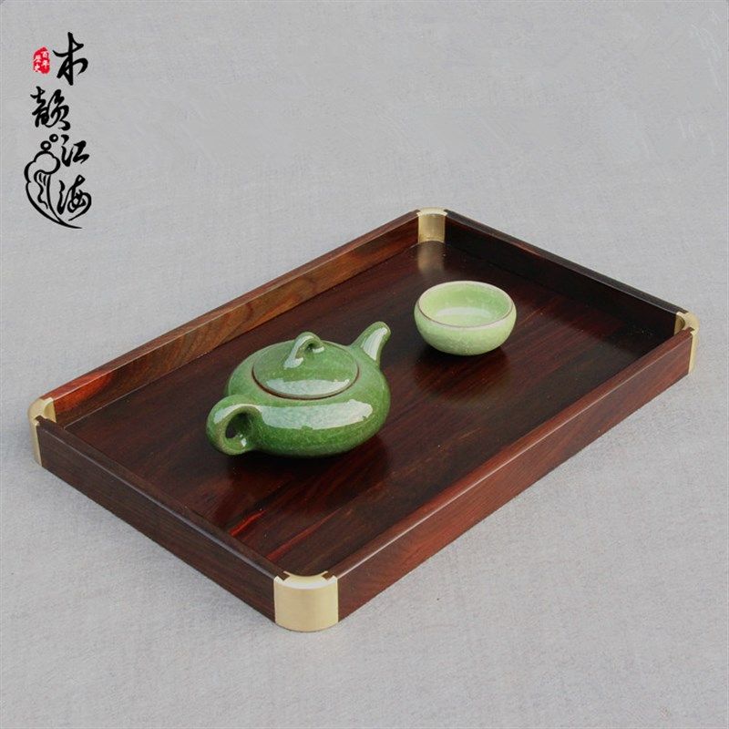 红木大红酸枝茶盘香盘果盘木托盘文盘都承盘 实木质茶盘托盘文盘