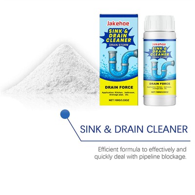 JAKEHOE Drain Pipe Unblocker - Kitchen Sink and Toilet Drain