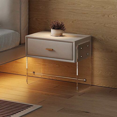Acrylic Bedside Table Simple Modern Light Luxury Transparent
