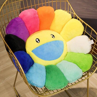 40cm Kawaii Smile Face Sunflower Sun Flower Stuffed Plush To
