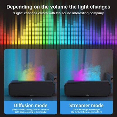 Colorful Flame Aroma Diffuser Rainbow Flame Cool Mist