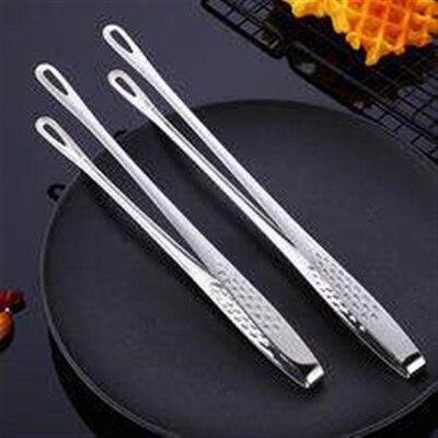 Korean-style BBQ tongs, stainless steel grill tongs, buffet