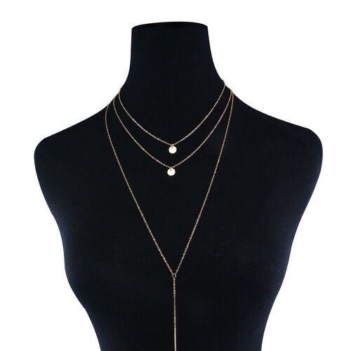 New Arrival 2023 Fashion Minimalist Round Disco Coin Chain N