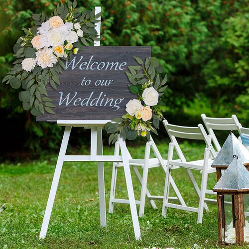 2025 Wedding Arch Flower Two-piece Set Artificial Flowers We