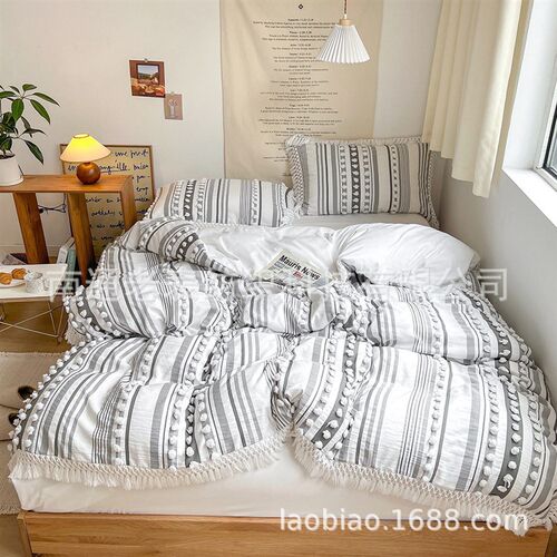 Bedding Craftsmanship Solid Color Cut Flower Dot Dot Fur Bal