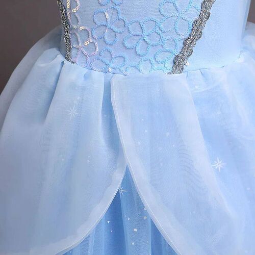 Girls Cinderella Princess Cosplay Costume Kids Children Vest