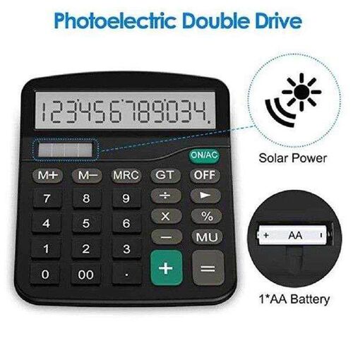 12 Digits Electronic Calculator Large Screen Desktop