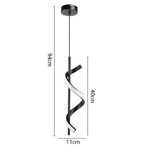 Spiral Hanging Lamps Minimalist Modern Atmosphere