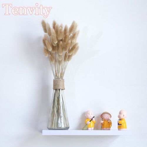 Bulrush Natural Dried Flowers Artificial Plants Branch Color